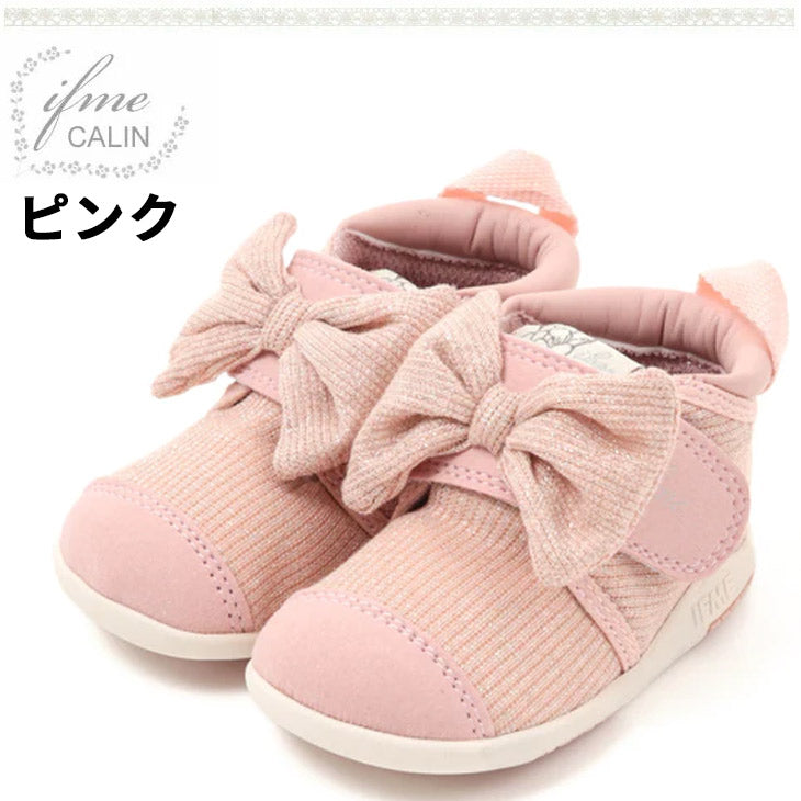學步鞋 一片黏貼 20-3816 IFME 蝴蝶結