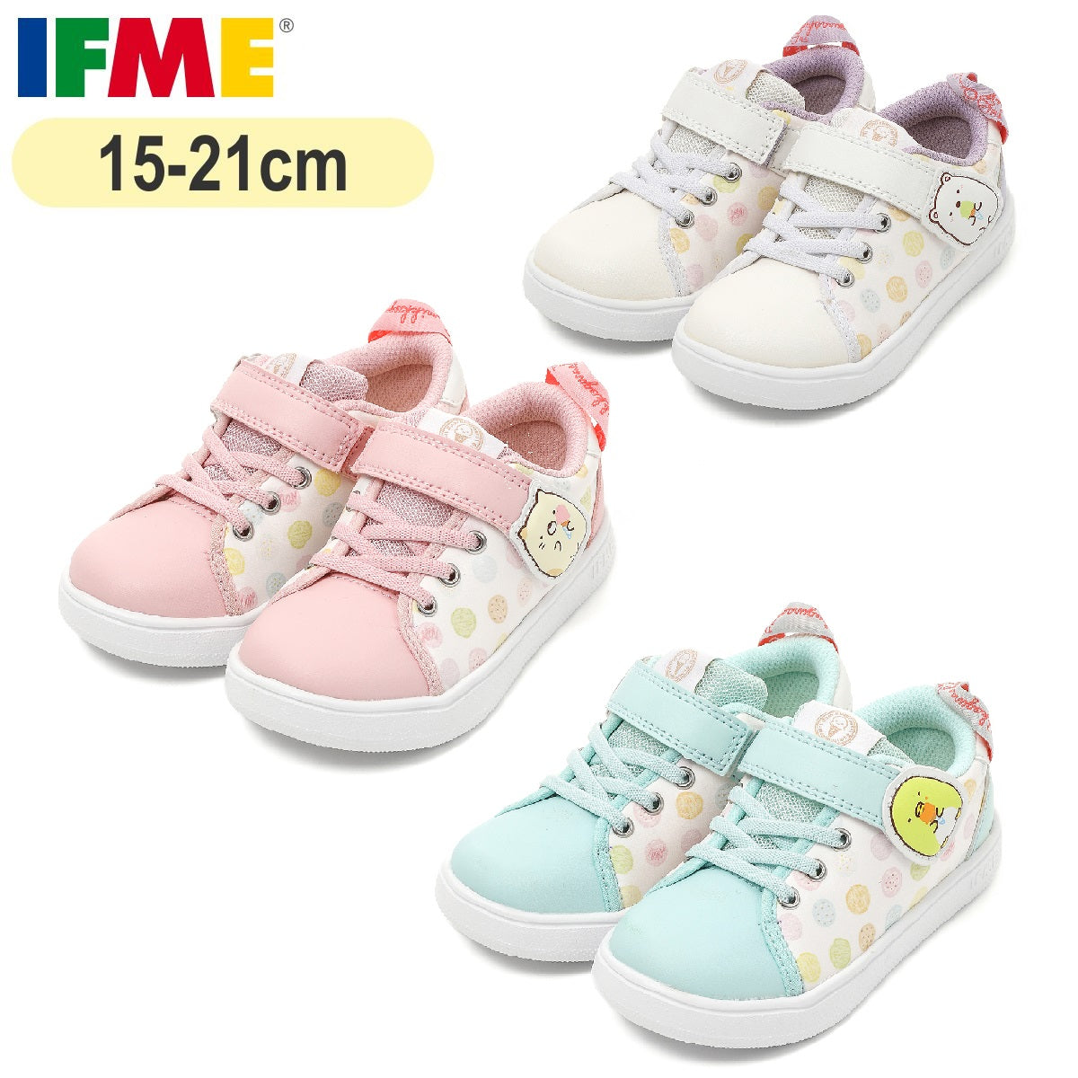 中童鞋 大童鞋 一片黏貼 20-4353 IFME 角落生物 sumikkogurashi