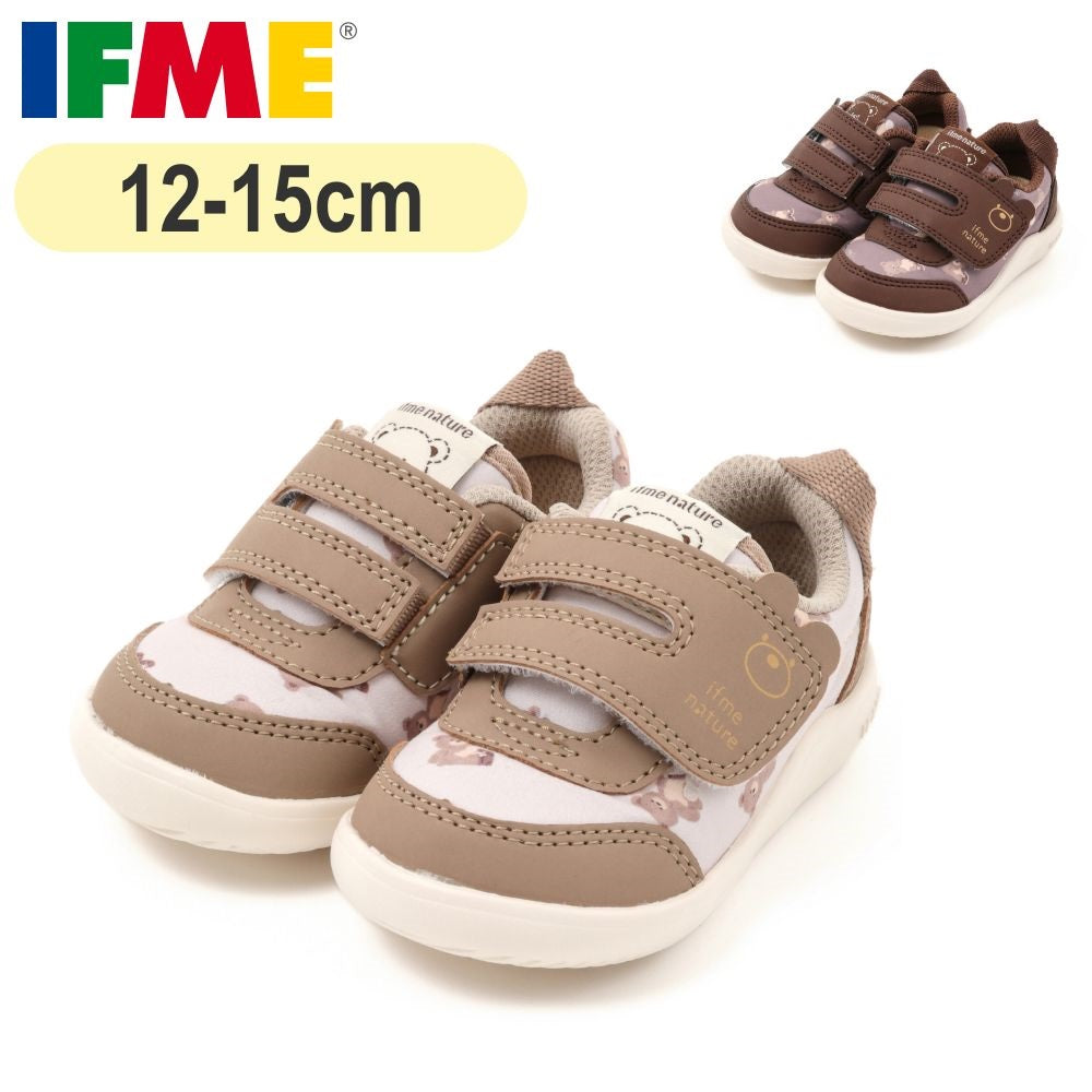 幼童鞋 輕量 一片黏貼 20-3834 IFME 小熊